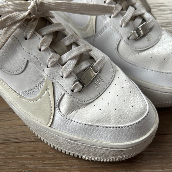 White Women's Nike Air Sneakers - Picture 7 of 9